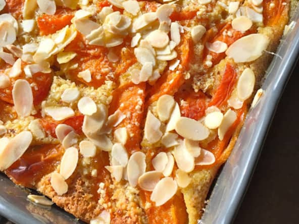 Clafoutis abricots, amandes
