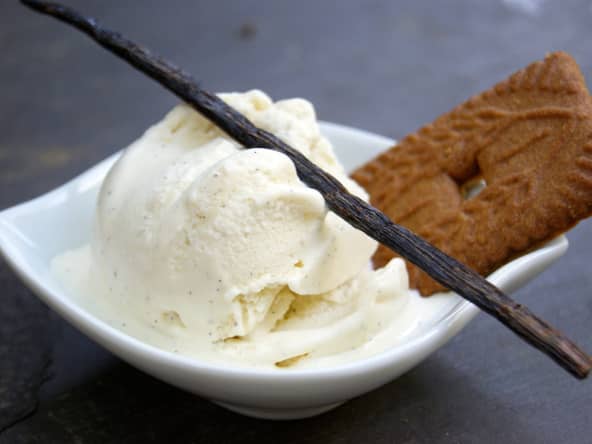Glace à la vanille