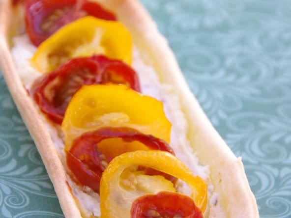 Tartelettes tomates cerises et boursin