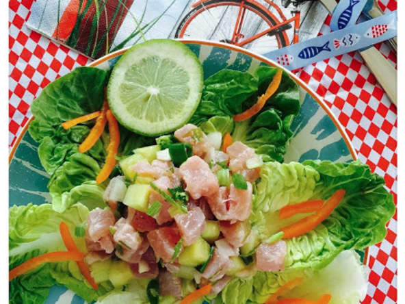 Salade de thon en tartare