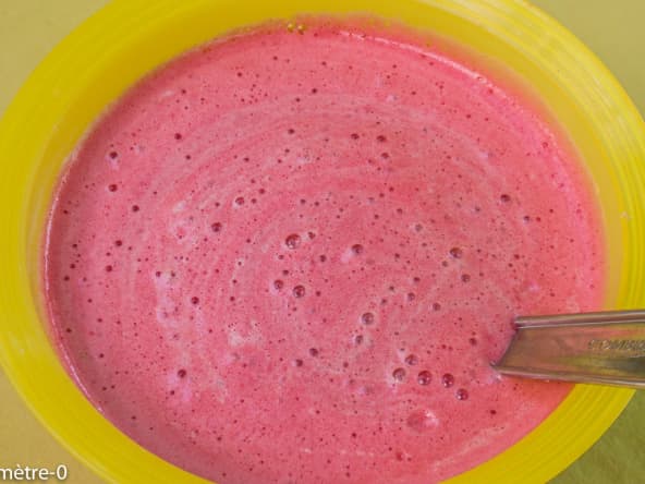 Glace à la framboise et au mascarpone