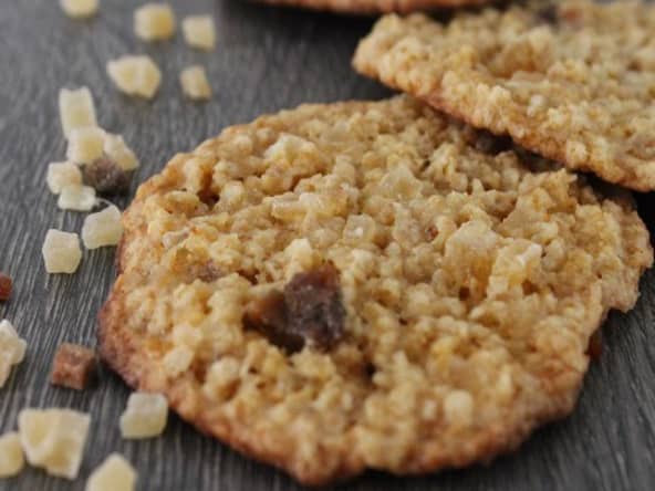 Cookies aux flocons d'avoine et pépites exotiques
