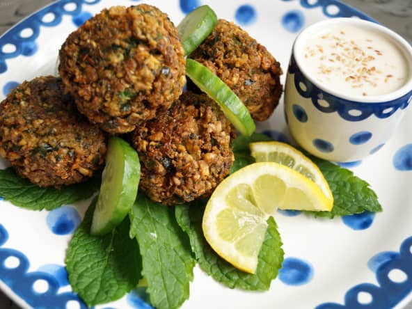 Falafel et sauce tarator