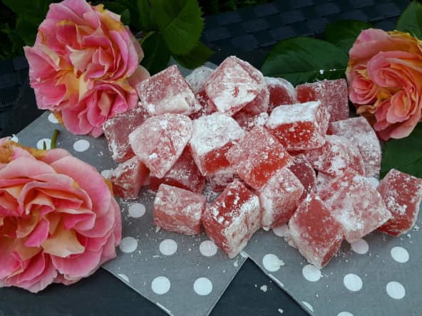 Rahat loukoums à la rose