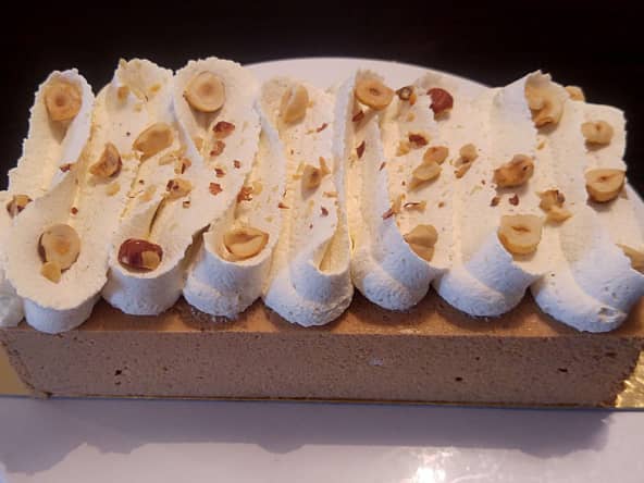 Bavarois au praliné et à l'abricot