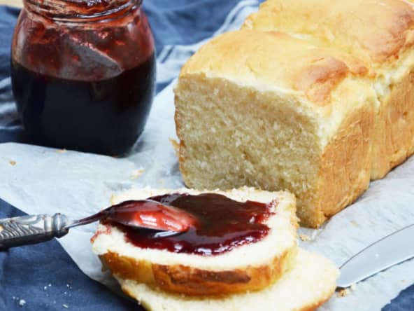 Brioche vegane comme du coton