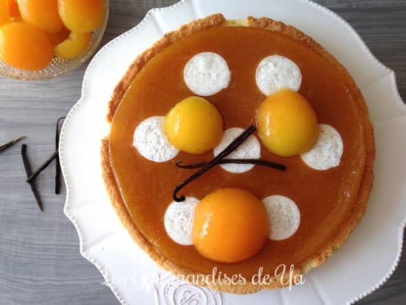 Tarte abricot, vanille et whisky
