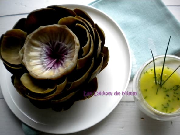 L’artichaut vinaigrette