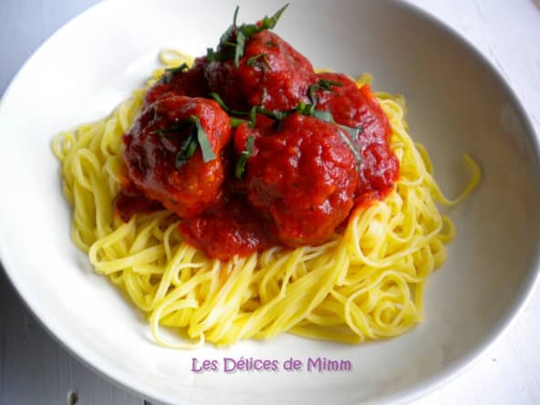Polpette ou boulettes de viande au parmesan