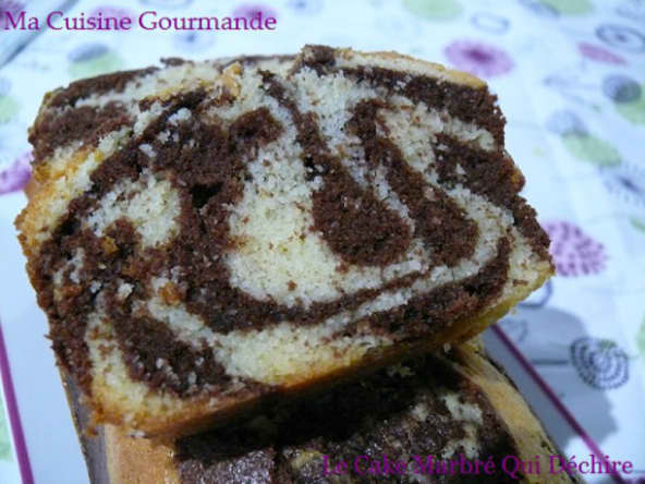 Le Cake Marbré Qui Déchire Tout