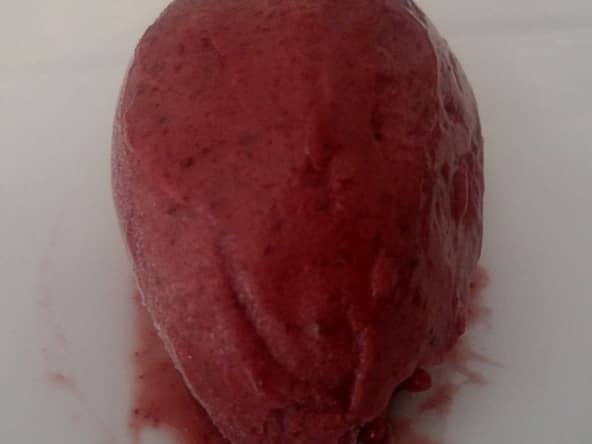 Sorbet à la cerise