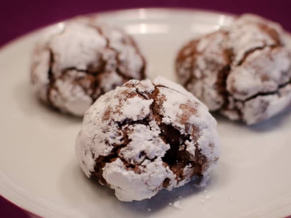 Crinkles au chocolat