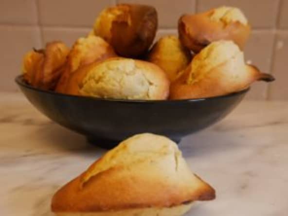 Madeleines vegan pistache