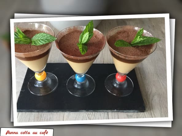Panna cotta au café
