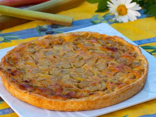 Tarte à la rhubarbe