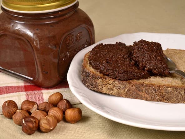 Pâte à tartiner aux noisettes