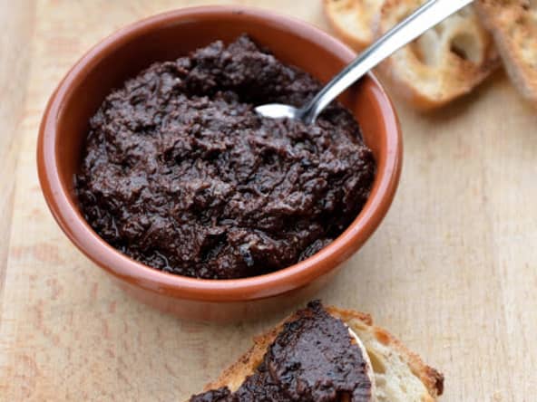 Tapenade noire aux anchois