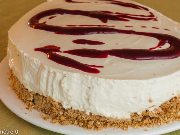 Cheesecake au limoncello et coulis de cassis