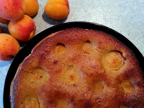 Tarte aux abricots, amandes et noisettes
