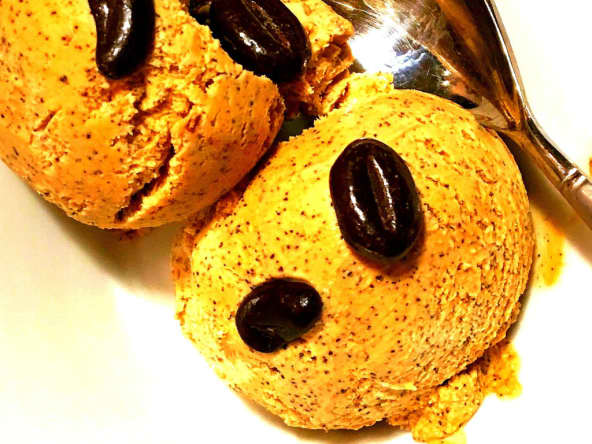 Glace au café express sans oeuf et sans sorbetière