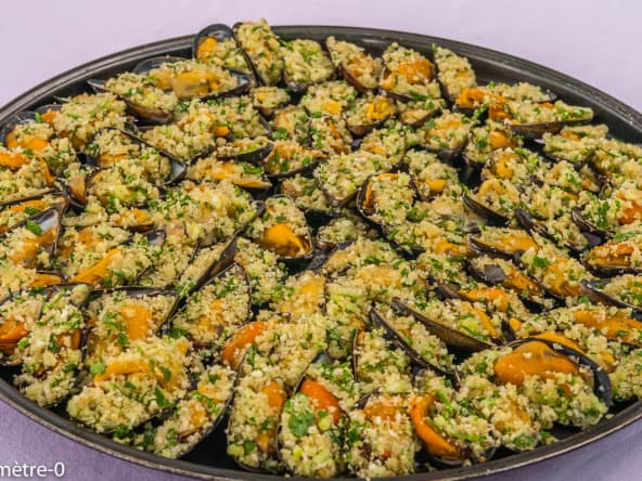 Moules farcies au persil et pécorino pour l'apéro