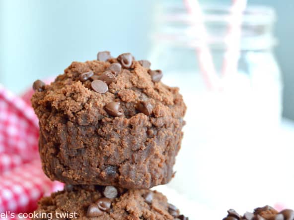 Mini fondants au chocolat et à la noix de coco
