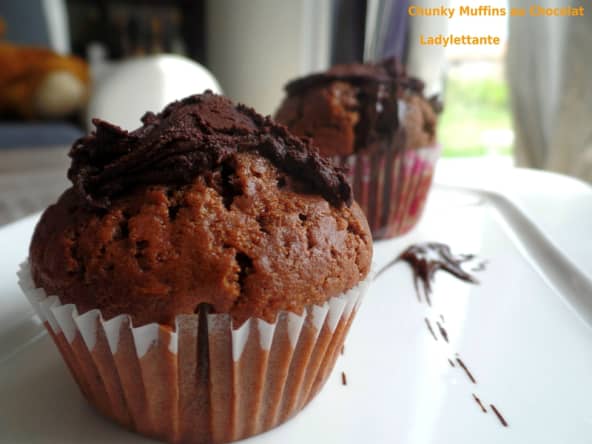 Chunky Muffins au Chocolat
