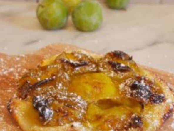 Tarte aux prunes sans gluten