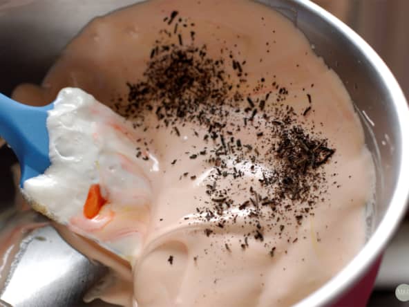 Meringues roses à l'earl grey