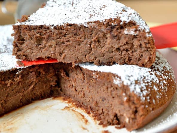 Gâteau à la ricotta, chocolat et noisette