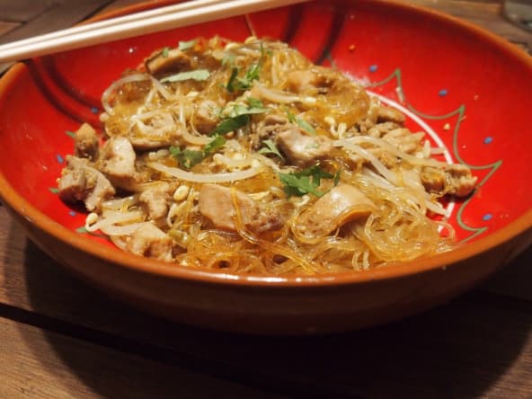 Wok au poulet sauce teriyaki