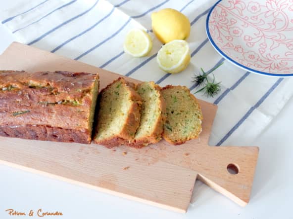 Gâteau au citron et à la courgette