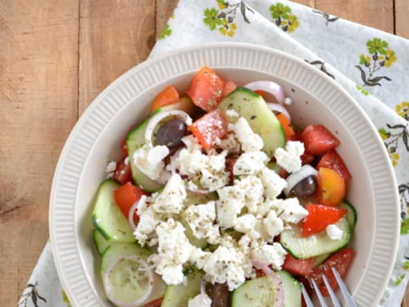 Salade grecque à la feta
