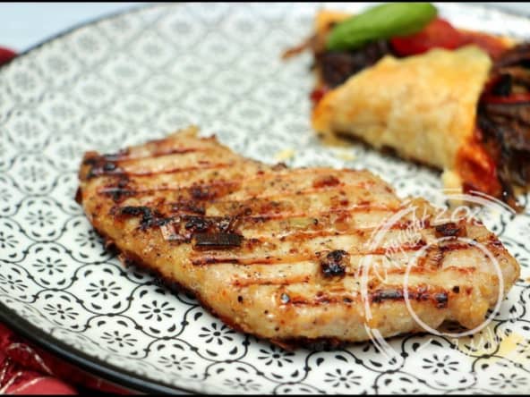 Côtelettes de porc marinées à la thaï