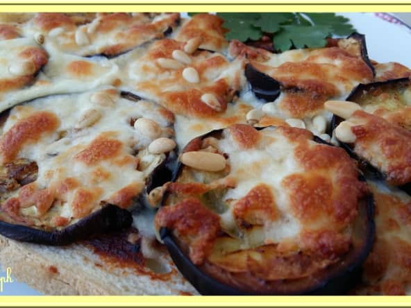 Tartine d'aubergine