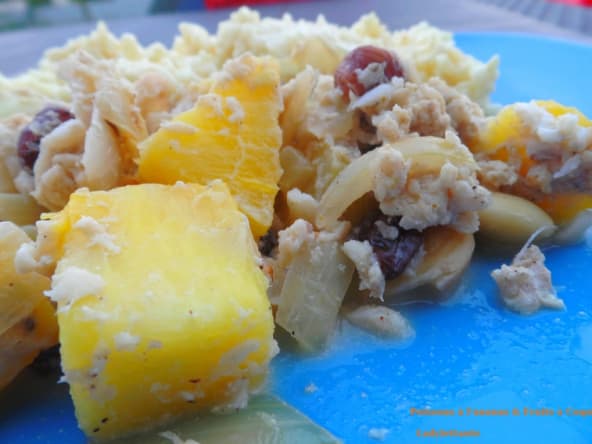 Filets de Poissons à l'ananas et Fruits à Coque