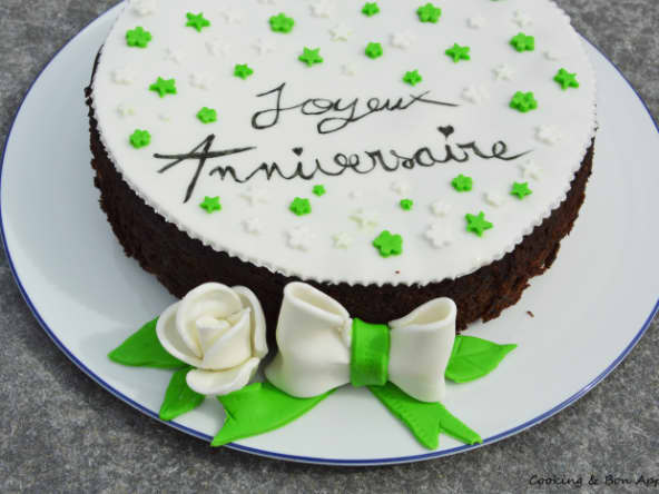 Gâteau d’anniversaire chocolat courgette