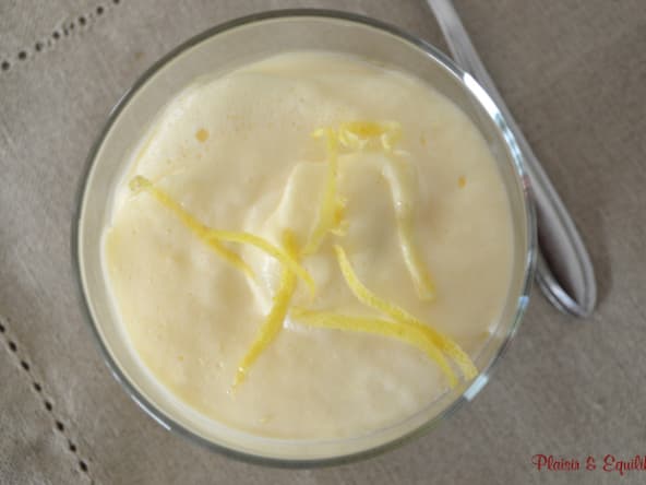 Mousse onctueuse au citron et au mascarpone