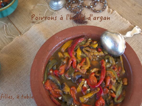 Poivrons grillés à l’huile d’argan