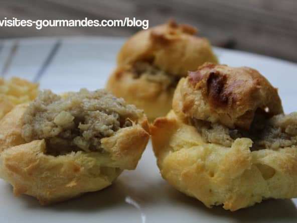 Choux au curry à l’écrasé de chou-fleur au cumin