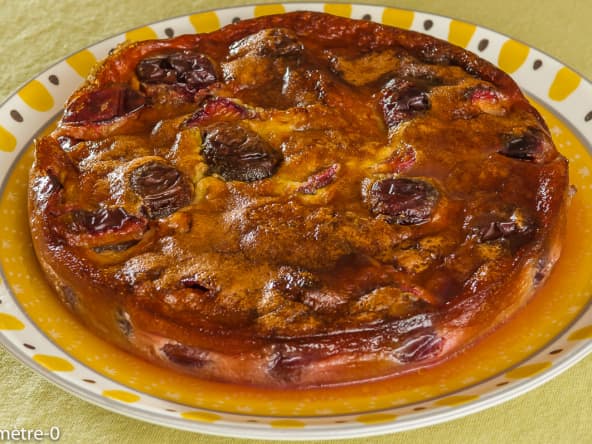 Gâteau manqué aux prunes