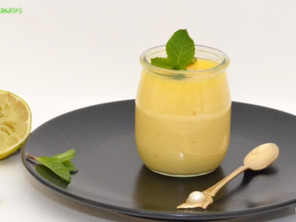 Crème au citron.