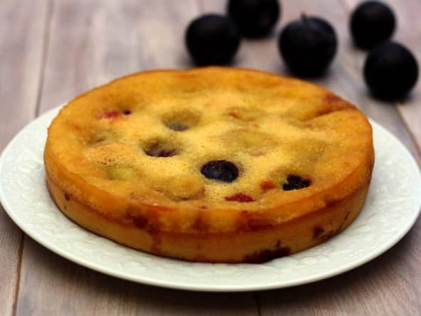 Gâteau moelleux aux prunes du Chef Paul Bocuse