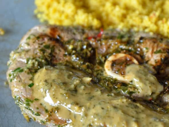 Agneau mariné à la coriandre et au miel, d'après Yotam Ottolenghi