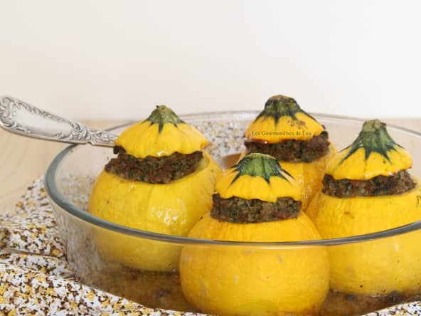 Courgettes farcies bœuf épinard
