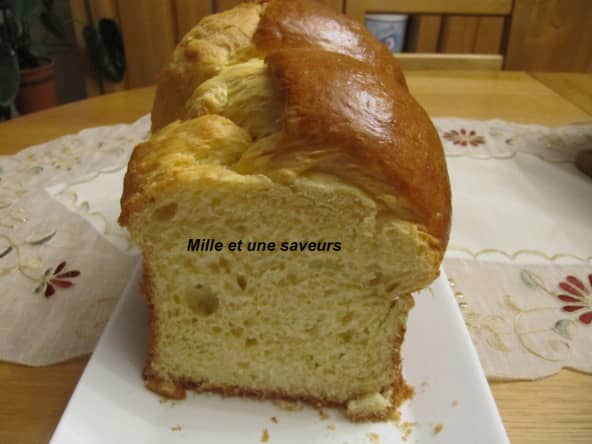Brioche extra moelleuse avec sa mie filante