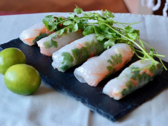 Rouleaux de printemps façon banh mi vietnamiens