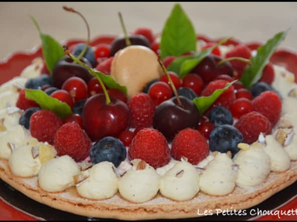 Macaron fruits rouges d'après Nicolas Bernardé