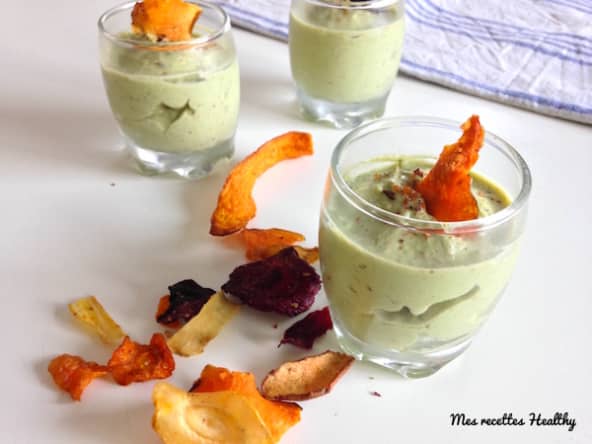 Crème d'avocat apéritive