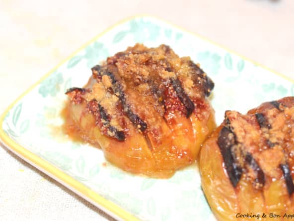 Pommes et figues roties au four